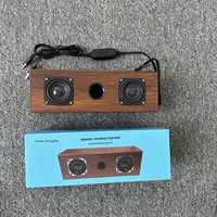 Haut-parleurs d'ordinateur 2.0 canaux Zhengma S01, petit caisson de basses en bois pour PC et ordinateurs portables avec USB, style rétro, Chine continentale