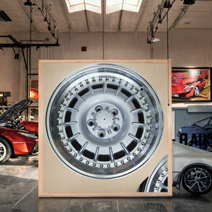 Rines de Aleación YXQ Classic 17x8 17x9, Diseño <span class=keywords><strong>Barock</strong></span>, Acabado Plateado, ET 35mm, PCD 5x112, Garantía de 3 Años, Nuevos - Product Image 3