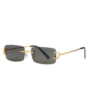 Supporto Dropshipping Nuovi <span class=keywords><strong>Occhiali</strong></span> <span class=keywords><strong>da</strong></span> <span class=keywords><strong>Sole</strong></span> Senza Montatura con Lenti TAC e Montatura in Metallo, Protezione UV400 per <span class=keywords><strong>Donna</strong></span>, Vendita Diretta dalla Fabbrica - Product Image 5