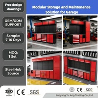 Gabinete de Herramientas Modular Personalizado de Alta Resistencia, Moderno y Combinado, con 12 Cajones, Construcción de Acero Laminado en Frío, Capacidad de Carga de 1000 kg