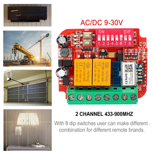 Tuya Wifi Phổ Nhà Để Xe Điều Khiển Từ Xa Receiver Thông Minh Điều Khiển Cho 300Mhz-868Mhz Cửa Nhà Để Xe Mở Cầm Tay <span class=keywords><strong>Transmitter</strong></span> - Product Image 6