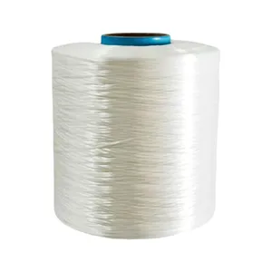 Filamento industriale bianco 3200d 6600 filato di poliestere ad alta tenacità dtex per cinghia di sollevamento della cintura di sicurezza della corda da arrampicata