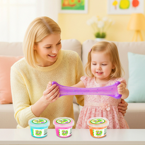 Kit de Slime Transparente Perfumado en Múltiples Colores, Juguete Antiestrés para Niños, Regalo para Niños - Product Image 6