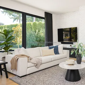 Customized Chenille Fabric Latex Down Sofa Modern Sofa Combination Living Room Sofa