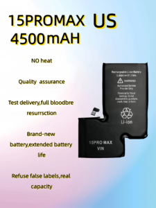 Factory Direct Original Hochwertiger 3,7-V-Lithium-Akku für 15 Pro Max US-Mobiltelefone-Ersatz auf Lager - Product Image 2