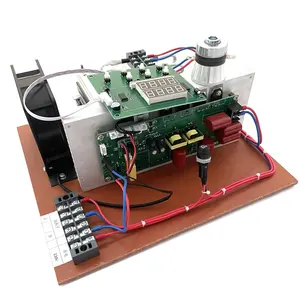 300W 54KHZ功率/时间可调超声波高频发生器功率PCB，用于餐具/蔬菜清洁器