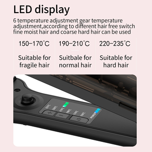 Chuyên Nghiệp Tóc Ép Tóc Xách Tay Chất Lượng Cao Hơi Nước Và Hồng Ngoại Tóc Thẳng Gốm Rộng Tấm Phẳng Sắt Curler - Product Image 6