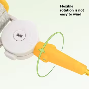 רתמת בטיחות לילדים, תרמיל נגד אובדן, רצועה ניתקת, רצועת יד, חבל אלסטי 360 לשימוש חיצוני - קל לשימוש - Product Image 4