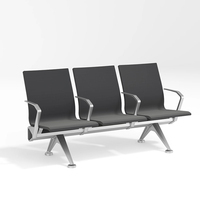 Hôpital d'aéroport Gare ferroviaire Église Bureau Métal Banc public Siège Acier Chaise d'attente