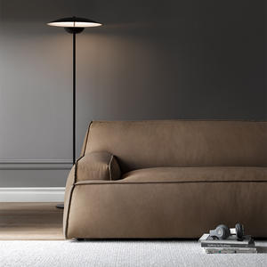 Canapé en cuir véritable pleine fleur, cuir de vachette nubuck, design moderne, luxe léger, <span class=keywords><strong>Baxter</strong></span> Design Z Set - Product Image 4