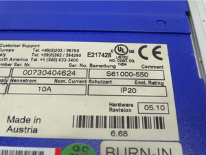 Nouveau variateur numérique haute performance Kollmorgen SERVOSTAR 610 S61000-550 10A 7kVA Tension de fonctionnement 24V en stock - Product Image 3