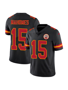 Ricamo Personalizzato all'Ingrosso Kansas City Chiefs # 15 # 10 # Maglia da Calcio 87 in Poliestere a Rete Unisex per Adulti Vendita all'Ingrosso Transfrontaliera - Product Image 4