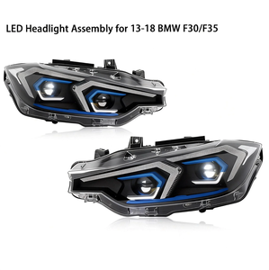 Faro LED 2015 <span class=keywords><strong>2016</strong></span> 2017 2018 Serie 3 330e 340i 330d 320i 330i <span class=keywords><strong>320d</strong></span> 318i F30 F35 Luz de Coche para <span class=keywords><strong>BMW</strong></span> F30 Faro Original - Product Image 2