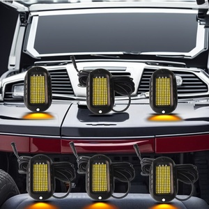 Kingshowstar tiên tiến 219led ánh sáng đá hệ thống siêu sáng màu trắng tinh khiết 12V off-road xe tải ánh sáng đá - Product Image 4