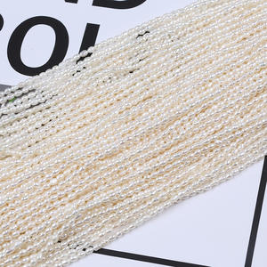 Perlas Sueltas de Agua Dulce Naturales, Blancas, Redondas y Planas, de 20 cm, 11-12 mm de Grosor, en Forma de Arroz, para Joyería DIY, Perlas Abacus Mantou - Product Image 5