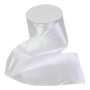 Ruban en satin floral simple face, 10 cm de large, 50 mètres de long, pour emballage cadeau d'anniversaire ou de Saint-Valentin, fabriqué en nylon durable - Product Image 5