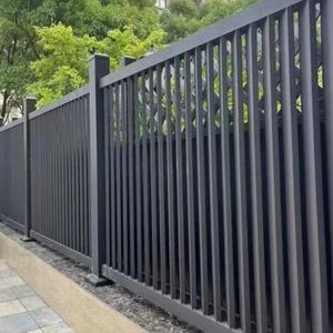 Panneau de clôture extérieur en alliage d'aluminium Panneau de clôture moderne traité thermiquement Porte de jardin - Product Image 2