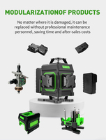 Niveau laser industriel 360° avec portée de 60 m, ligne laser verte, instrument laser pour la mesure