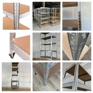 Modern Design <strong>No</strong>-<strong>Screw</strong> Kitchen <strong>Shelving</strong> in Black or White Stacking Racks &amp; Shelves - Product Image 5