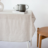 Nappe en lin 100% pur lin, 55x88 pouces, nappes pour cuisine, buffets, fêtes, mariages