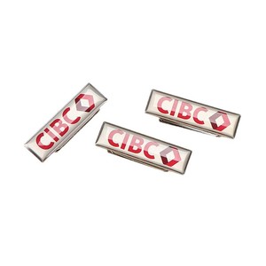 Lijun Custom <b>Name</b> <b>Tags</b> With Replaceable Paper Insert Pin Style For Employee Use - Product Image 4