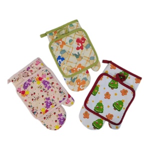 Maniques et protège-plats en <span class=keywords><strong>coton</strong></span> personnalisables par sublimation – Résistants à la chaleur, écologiques, adaptés au four et au barbecue - Product Image 5