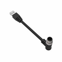 Conector de Cable de Soldadura Industrial M12 con Código D a RJ45 de 4 Pines, Enchufe Impermeable, Arnés de Cables M12