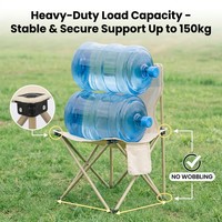 Bolsa de Almacenamiento Lateral de Tela Oxford, Resistente, Fácil de Transportar, con Capacidad de Carga de 150 kg, Triple Color, Portátil, Plegable, Cómoda, para Camping y Pesca