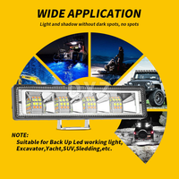 DXZ H-1B-SS-4-W+Y OE H1BSS4 12V-24V 6 pouces 24 LED 72W Phare de travail LED pour voiture certifié CE Garantie 1 an Adaptation universelle Antibrouillard