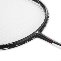Raquette de badminton en carbone intégral personnalisée à bas prix avec sac de raquette