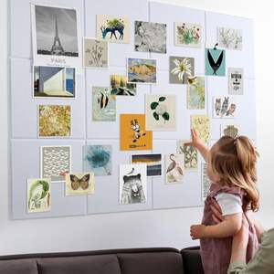 Carreaux muraux en feutre pour grand bureau <span class=keywords><strong>Tableau</strong></span> blanc en liège avec onglets adhésifs amovibles et sûrs - Product Image 4