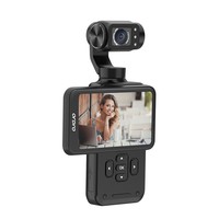 Caméra portable Ordro M5 Pocket DV 4K avec zoom optique 10x, grand angle 120°, écran tactile rotatif de 3,5 pouces, CMOS, stabilisateur anti-tremblement 3 axes