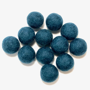 Sacs à fermeture éclair imprimés sur mesure, boules de feutre en laine, emballage avec logo privé, pompons en laine écologiques en vrac pour les artisans de décoration de marque - Product Image 1