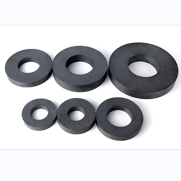 Ferrite 30mm - 280mm di diametro ciambella anello di Ferrite altoparlante magnete in ceramica Ferrite anello magnetico per altoparlanti e motori BLDC