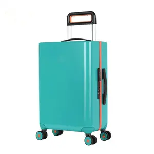 Toptan sıcak satış moda 20' PC bagaj erkekler seyahat tekerlekli çanta kadın bavul dilsiz dönücü tekerlekler seyahat için