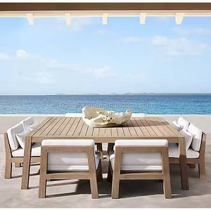 Outdoor Furniture <strong>Teak</strong> Patio <strong>Dining</strong> Sets Rectangular <strong>Dining</strong> <strong>Table</strong> Chairs Garden <strong>Dining</strong> Room Sets - Product Image 2