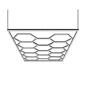 厂家直销14格LED六角灯IP65车库和汽车陈列室工作灯带灯 - Product Image 1