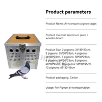 GESHIFENG Accessoires pour oiseaux Cages de voyage pour pigeons de course Cage d'expédition pour pigeons voyageurs