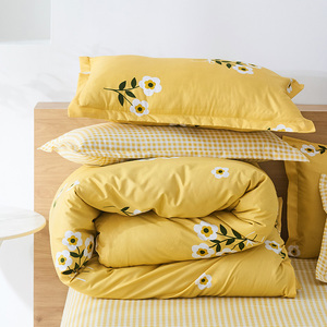 China Groothandel Microfiber Polyester Daisy Bedrukt Laken Dekbedovertrek Beddengoed <span class=keywords><strong>Set</strong></span> - Product Image 6