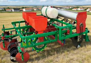 Semoir multifonctionnel manuel QW pour l'agriculture, 2 rangs, pour arachides, maïs, haricots, avec fonction de paillage, pulvérisation et fertilisation - Product Image 5