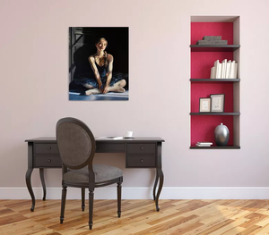 Impression <span class=keywords><strong>di</strong></span> <span class=keywords><strong>una</strong></span> <span class=keywords><strong>Ballerina</strong></span>: <span class=keywords><strong>Dipinto</strong></span> a Olio <span class=keywords><strong>di</strong></span> Alta Qualità su Tela - Product Image 6