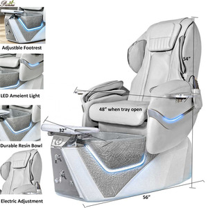 Pronne Beauty Nouveau <span class=keywords><strong>Fauteuil</strong></span> de <span class=keywords><strong>Pédicure</strong></span> <span class=keywords><strong>Spa</strong></span> Inclinable avec Bain de Pieds et Fonction Brume - Product Image 6