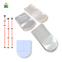 Sacs multidimensionnels en film thermorétractable en PVC pour les cadeaux, les chaussures, les aliments, les sacs d'emballage transparents de protection