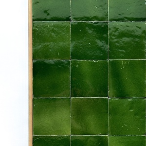 Ubin keramik kerajinan tangan mewah gaya Moroko antik secara bertahap mengubah warna hijau produk satu arah - Product Image 5