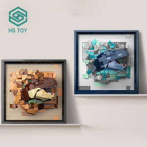 HS Original aventure Jurassic Park <span class=keywords><strong>Indominus</strong></span> <span class=keywords><strong>Rex</strong></span> dinosaure monde bloc de construction ensemble éducatif en plastique modèle <span class=keywords><strong>jouet</strong></span> - Product Image 1