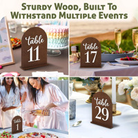 Numéros de table de mariage rustiques personnalisés, panneaux de table en bois pour réception, arrangement des places pour la cérémonie, décoration de table, numéros de table S