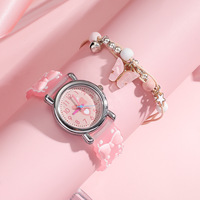Bracelet-montre en gros, bracelet à perles, montre mignonne pour cadeau