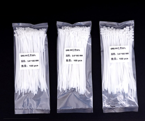 Attaches-câbles en PP écologiques certifiés GRS, sangles en polypropylène recyclé pour le regroupement et l'emballage - Product Image 1
