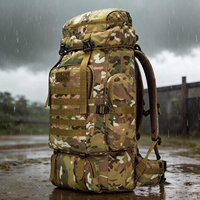 Nouveau sac à dos tactique d'assaut MOLLE BattlePack 80L, sac d'escalade, sac de survie sur le terrain, sac de voyage, sac à dos, sac de sport