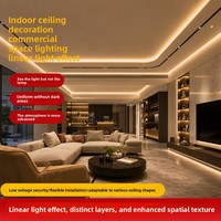 Bande LED COB à spectre complet 24V, barre lumineuse douce pour halls, adhésive, haute luminosité, auto-adhésive, longues bandes linéaires